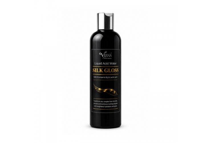 Silk Gloss – rūgštinis plaukų vanduo žvilgesiui – Vilana