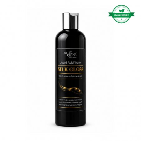 Silk Gloss – rūgštinis plaukų vanduo žvilgesiui – Vilana
