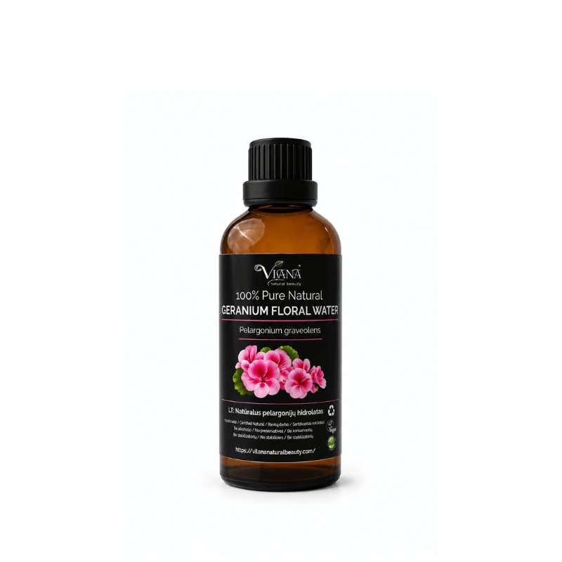Geranium Floral Water – Natural Face Toner – Vilana