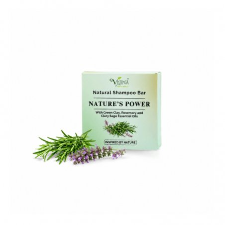 Nature's Power – festes Shampoo für fettiges Haar – Vilana