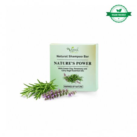 Nature's Power – festes Shampoo für fettiges Haar – Vilana