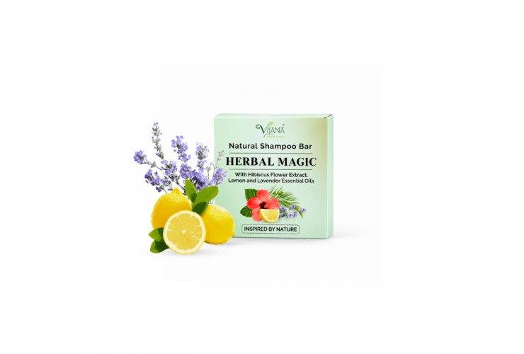Herbal Magic – natūralus žolelių kietasis šampūnas – Vilana