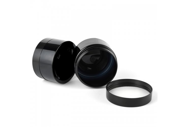 200ml Black PET Cosmetic Jar – Vilana