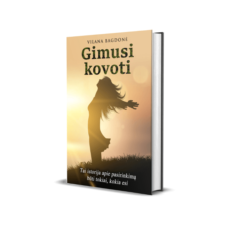The book 'Born to Fight' (Gimusi kovoti) by Vilana Bagdonė